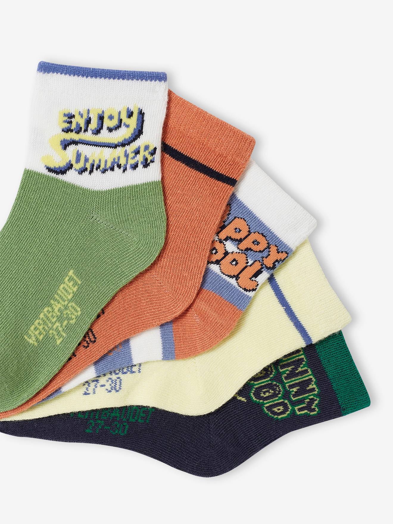 Vertbaudet 5er-Pack Jungen Socken - nachtblau