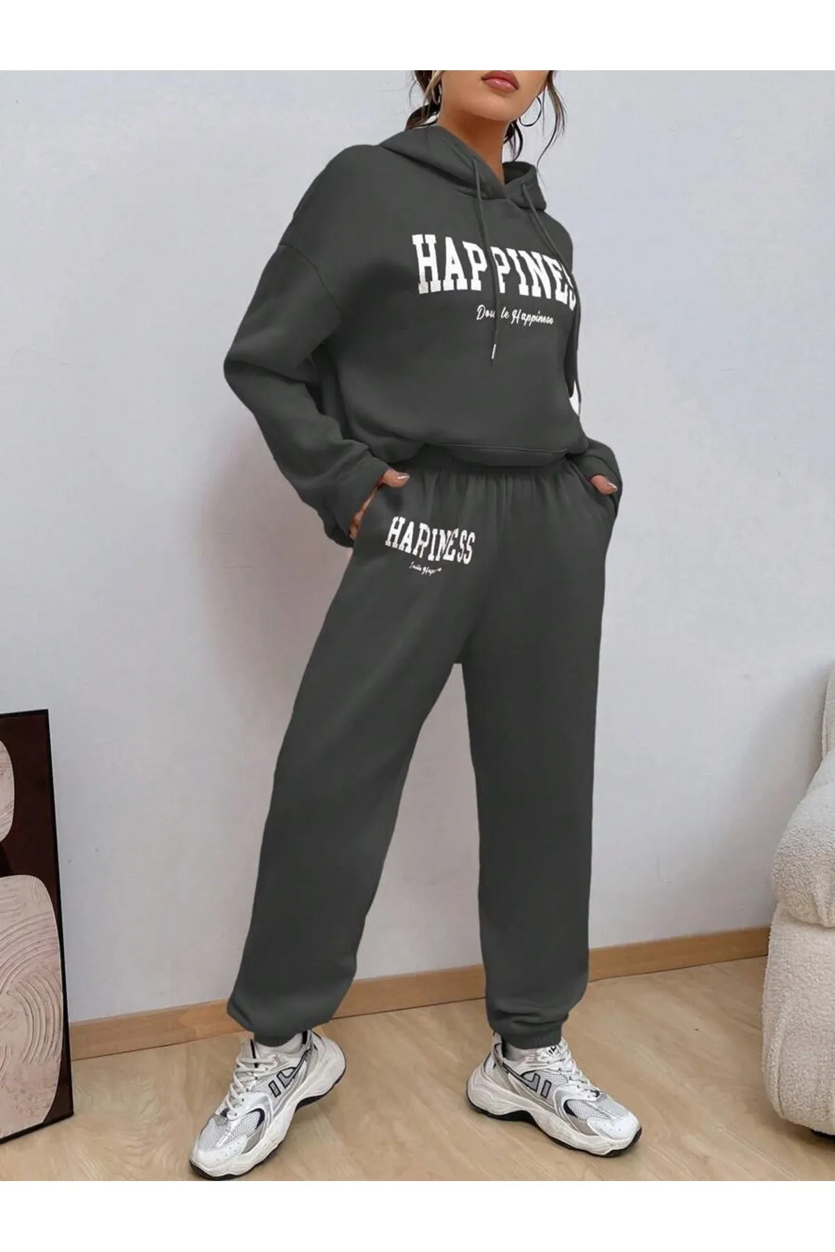 MOONBULL  Sport-Sweatsuit Set - Grau - Regular Fit