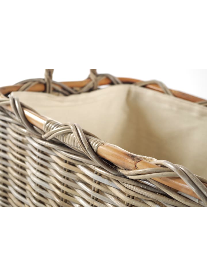 kobolo Kaminholzkorb FIREW 29291-18 in Grau günstig kaufen onesize