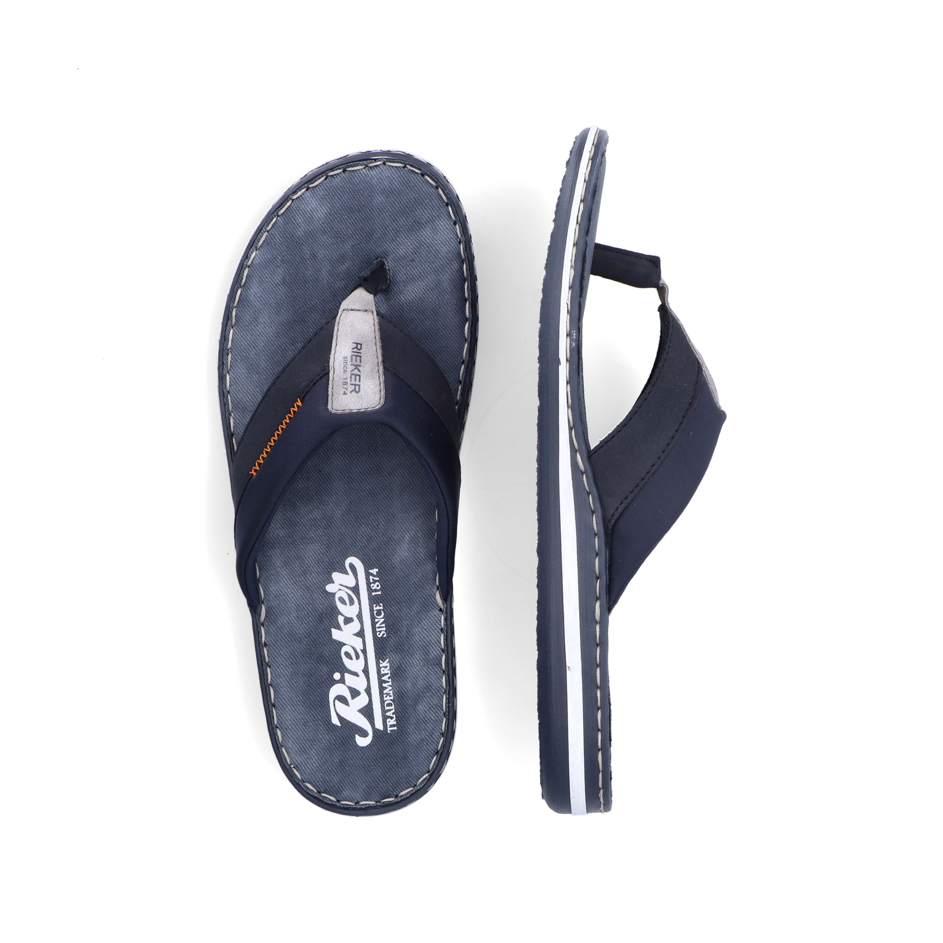 Rieker Herren Zehentrenner marineblau