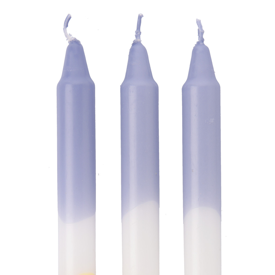 3 Stabkerzen mit Farbverlauf