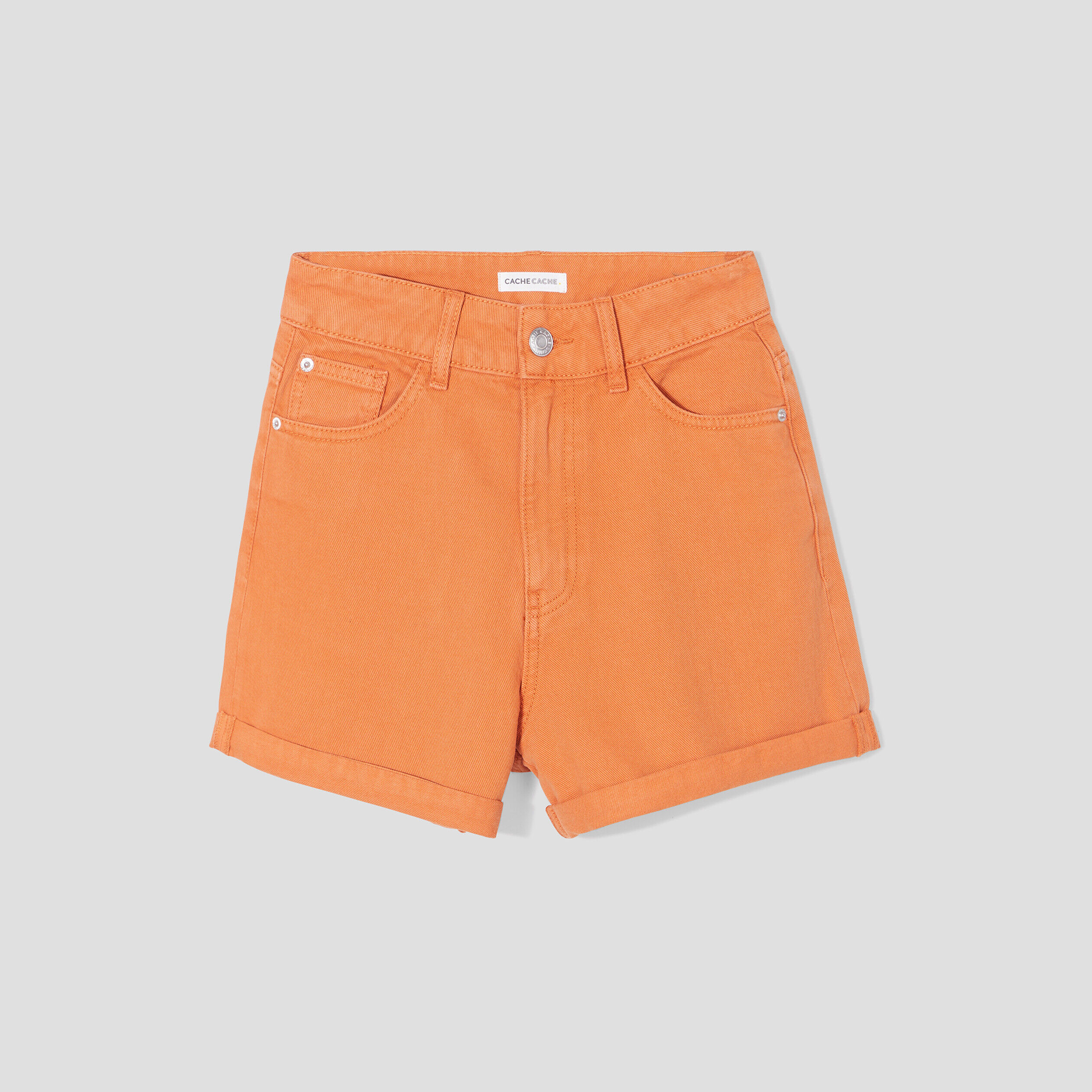 Short straight orange femme | Cache Cache