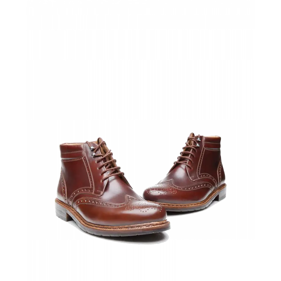 Heinrich Dinkelacker - Stiefeletten JANOSCH K FUL-BROGUE AC Antikcalf - braun