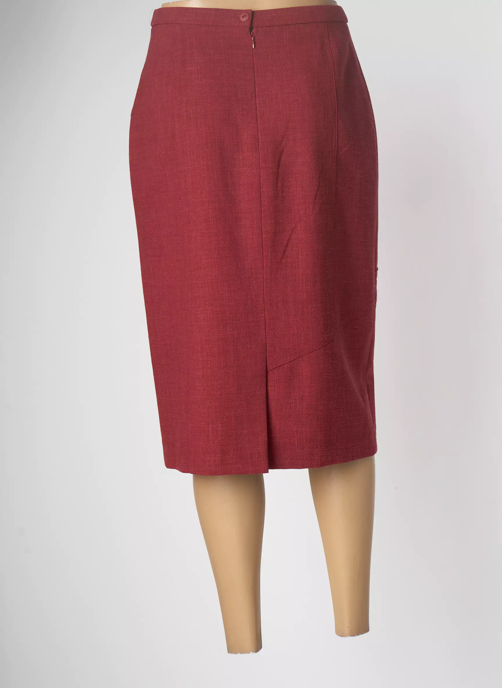Pauporte Jupes Mi Longues Femme couleur rouge