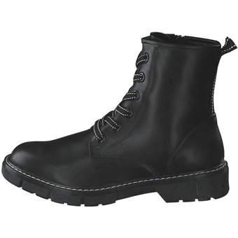 Marco Tozzi Schnürstiefelette in schwarz