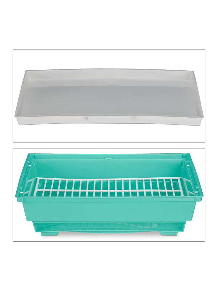 relaxdays Vogelkäfig in Hellblau/Mintgrün - (B)42,5 x (H)50 x (T)33 cm günstig kaufen onesize