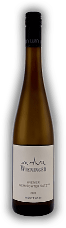 Weingut Fritz Wieninger, Wiener Gemischter Satz, DAC, trocken, 2022, Wien  Weingut Fritz Wieninger, Wiener Gemischter Satz, DAC, trocken, 2022, Wien   Jahrgang 2022 - 0,75	 Liter - Vol 12,5%