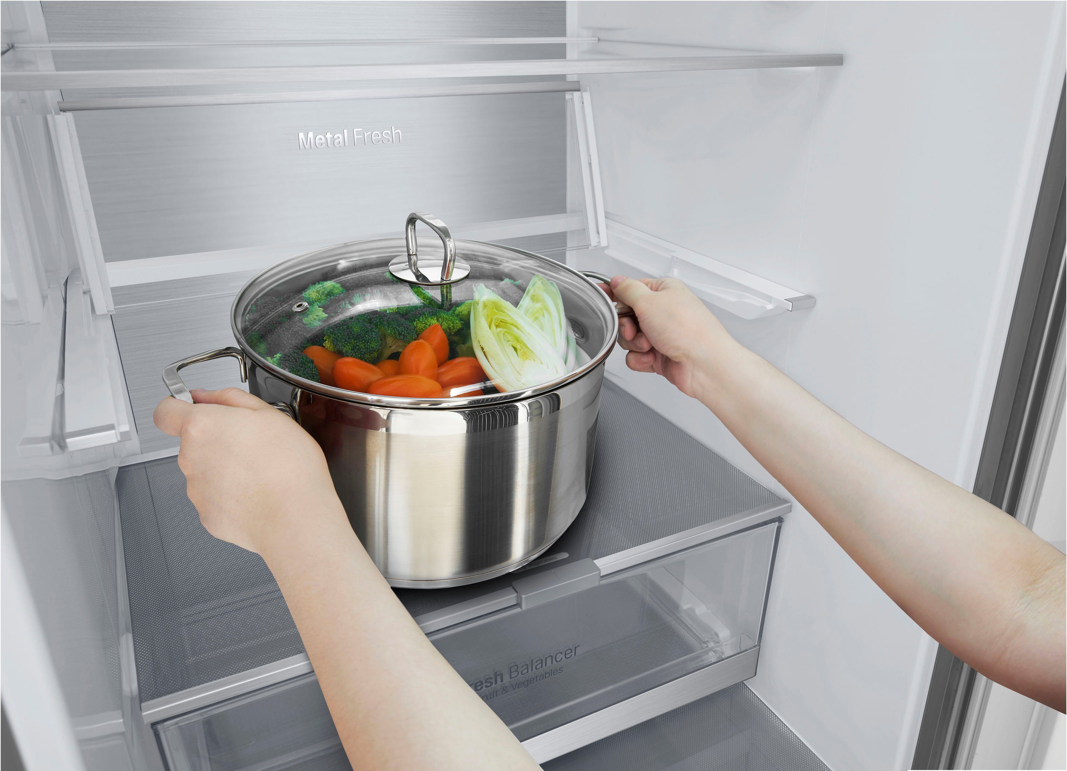 LG Kühl-/Gefrierkombination GBB92STBAP, 203 cm hoch, 59,5 cm breit