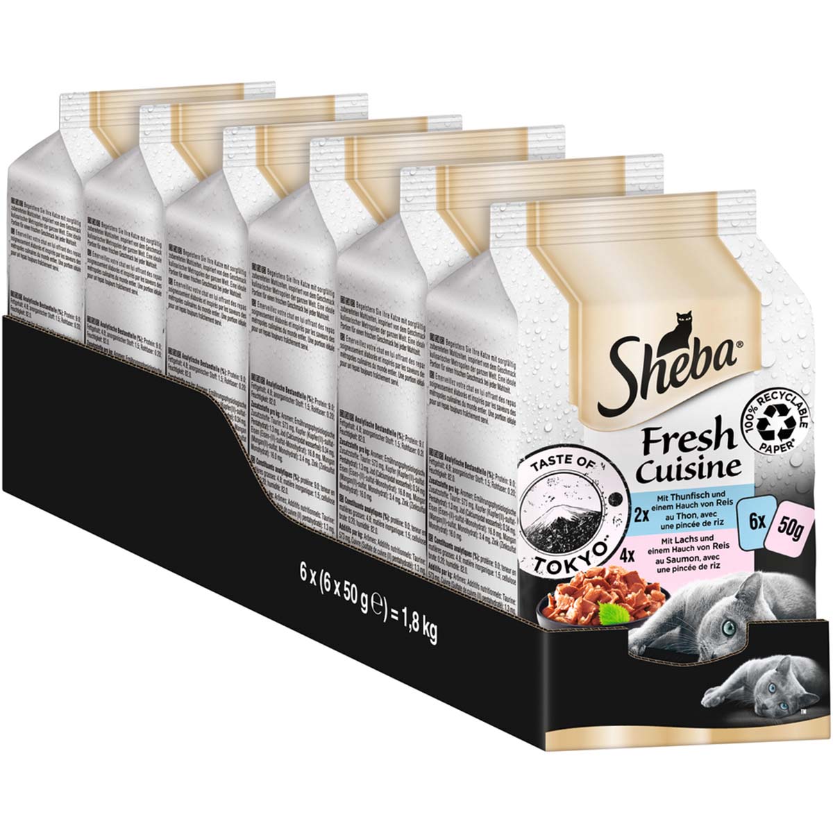 SHEBA Fresh Cuisine Taste of Tokyo Thunfisch & Lachs