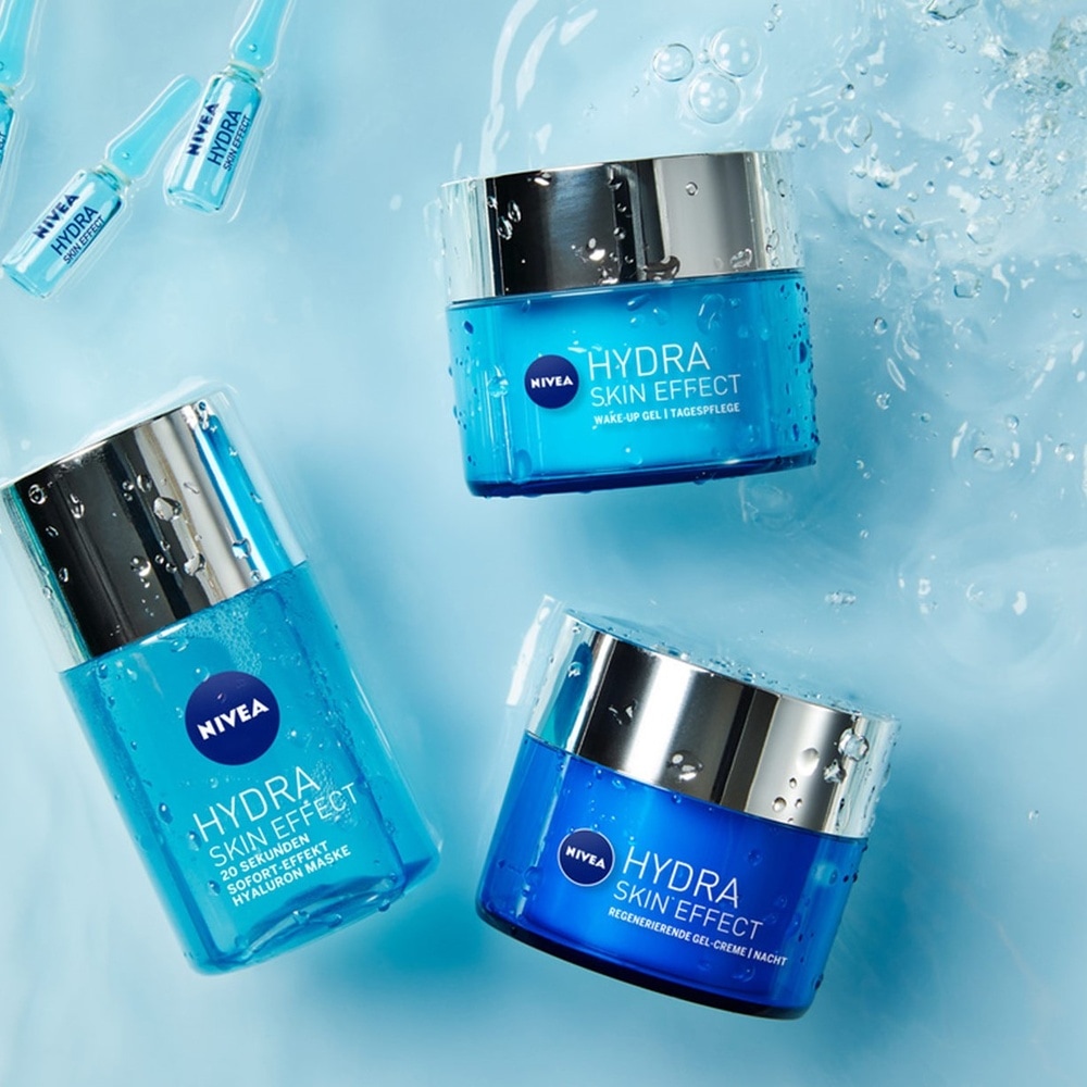 nivea HYDRA SKIN EFFECT -  Soin de Jour Gel réveil fraîcheur Soin de jour visage