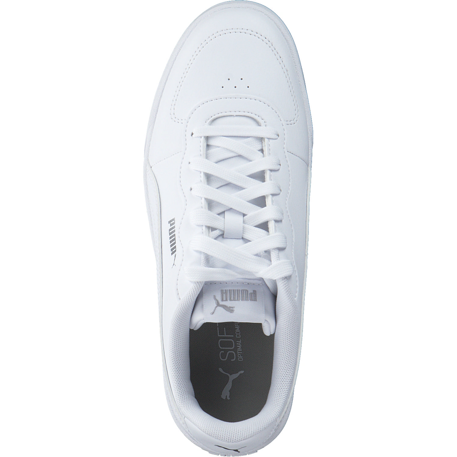 Puma Skye Clean 380147, Sneakers Low, Damen, WHITE-PUMA WHITE-PUMA SIL