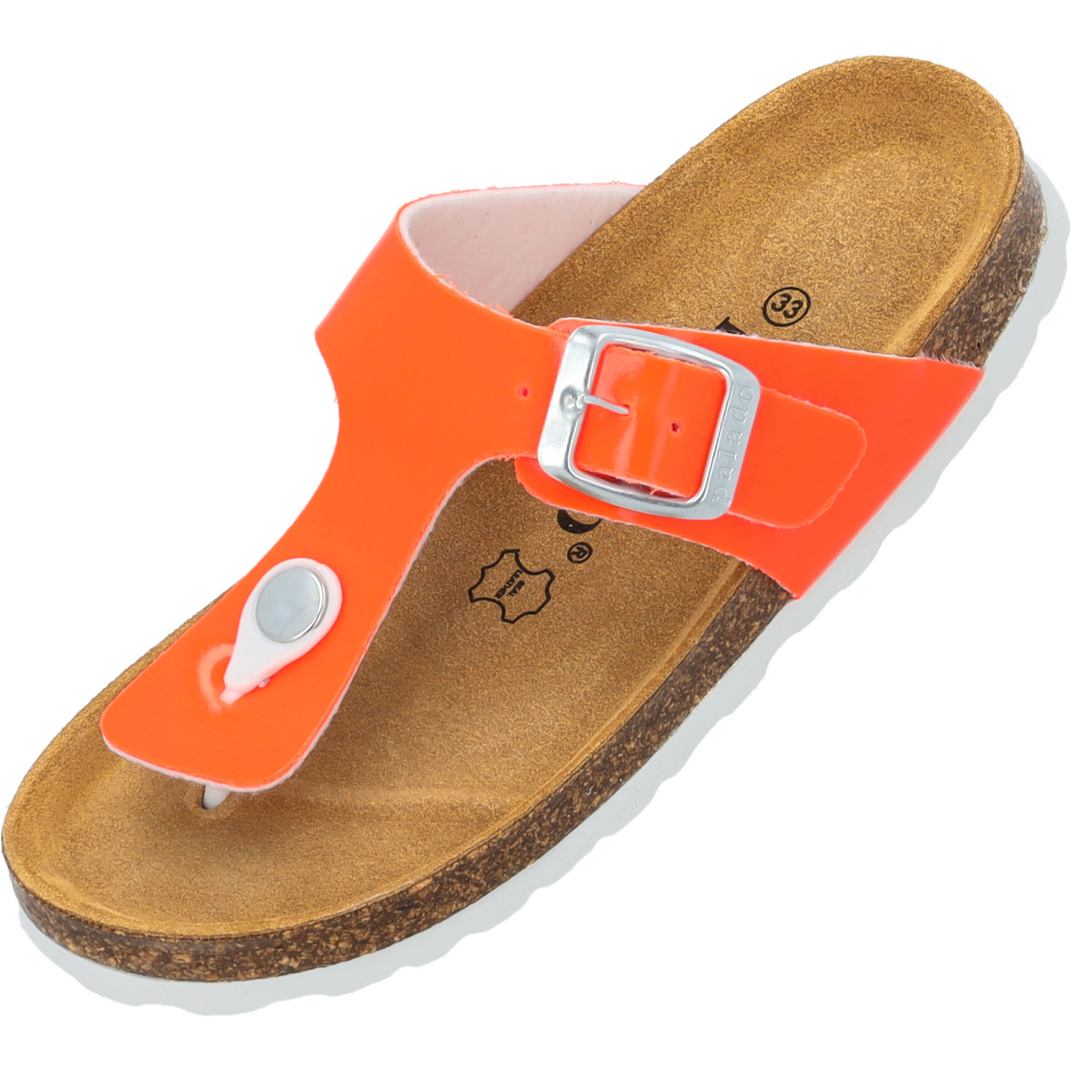 Palado Kids Kos G Lack, Zehentrenner, Kinder, Orange Neon