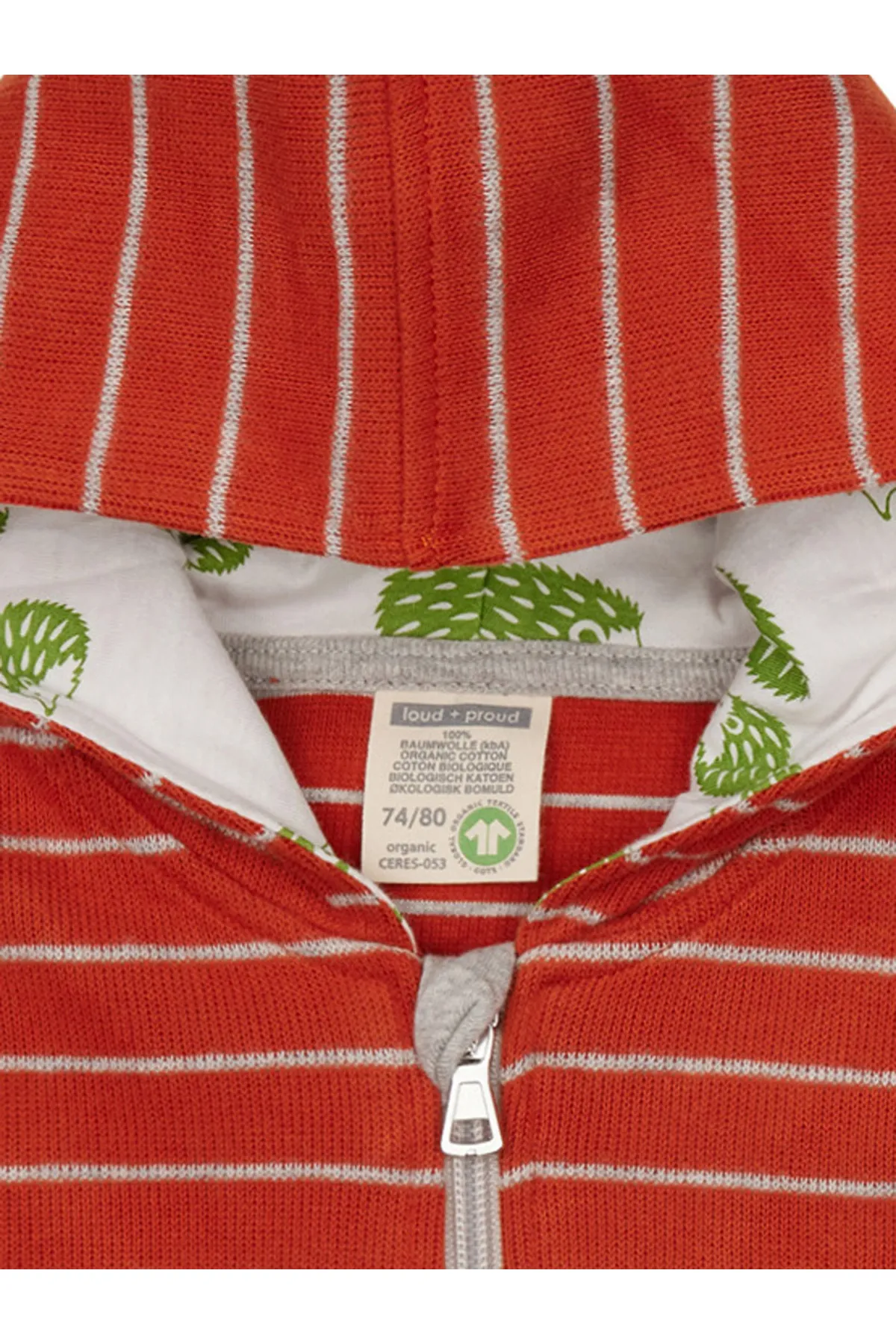 loud + proud  Strickweste - Rot - Regular Fit