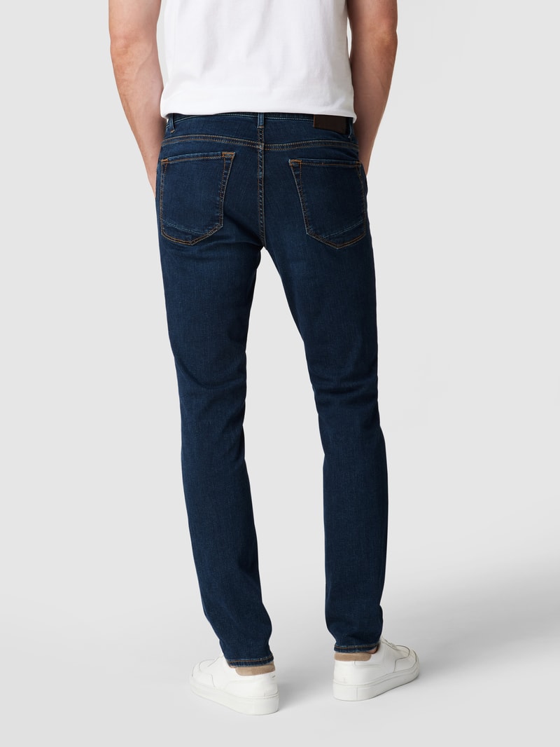 Modern Fit Jeans mit hohem Stretch-Anteil Modell 'Chuck' - 'Hi-Flex' in blau
