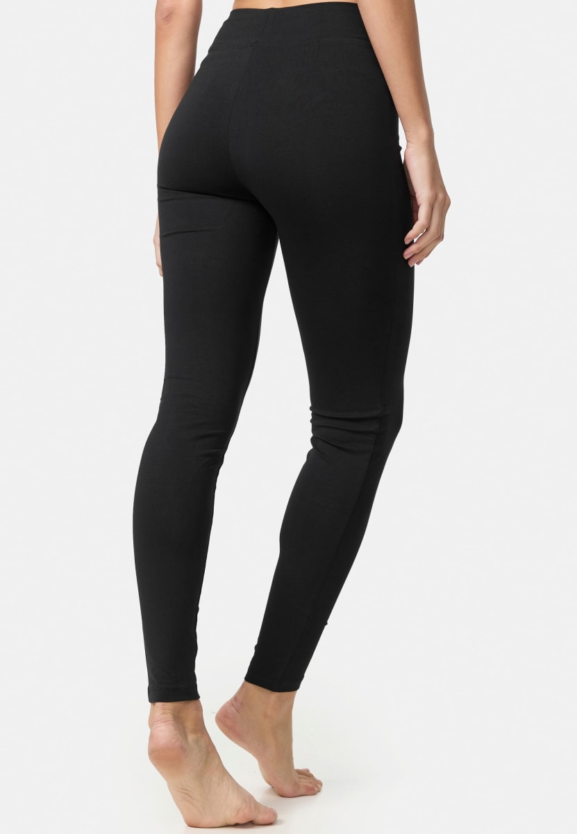 Baumwoll-Leggings schwarz Gr. 38/40, 1 St