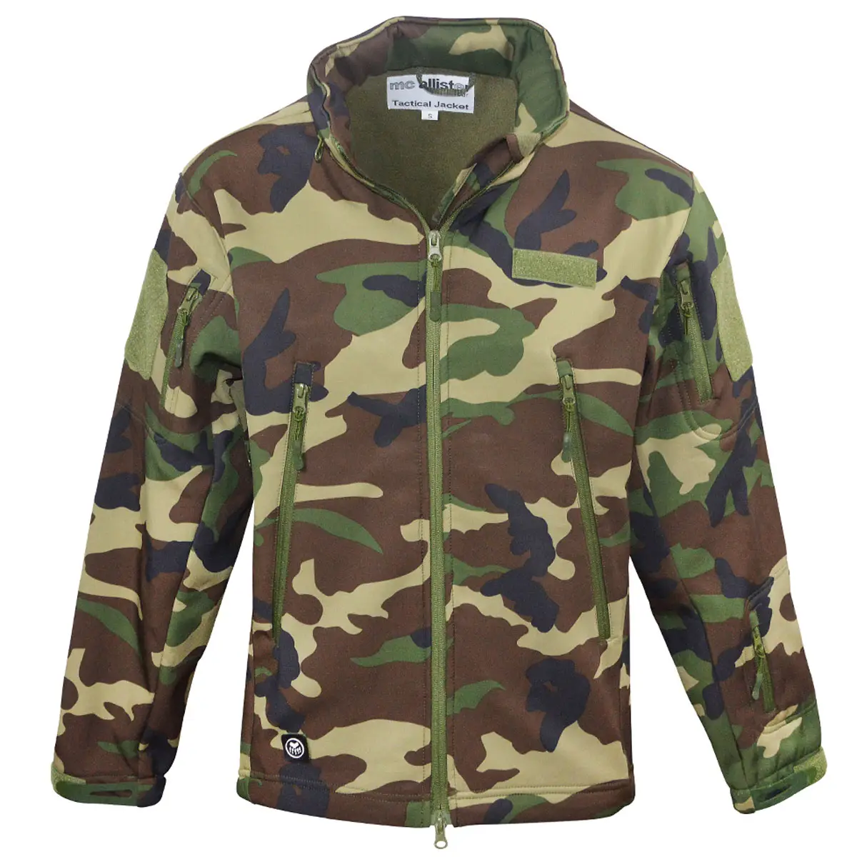 Softshell Jacke Tactical Style woodland