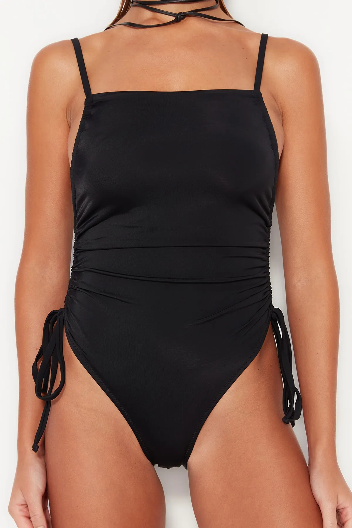 Trendyol Collection  Badeanzug - Schwarz - Unifarben