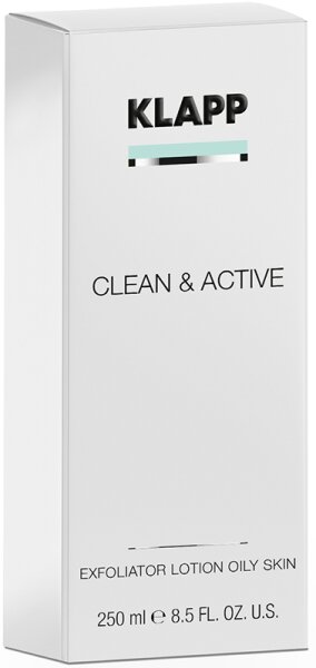 KLAPP Skin Care Science Clean & Active Exfoliator Oily Skin Gesichtswasser