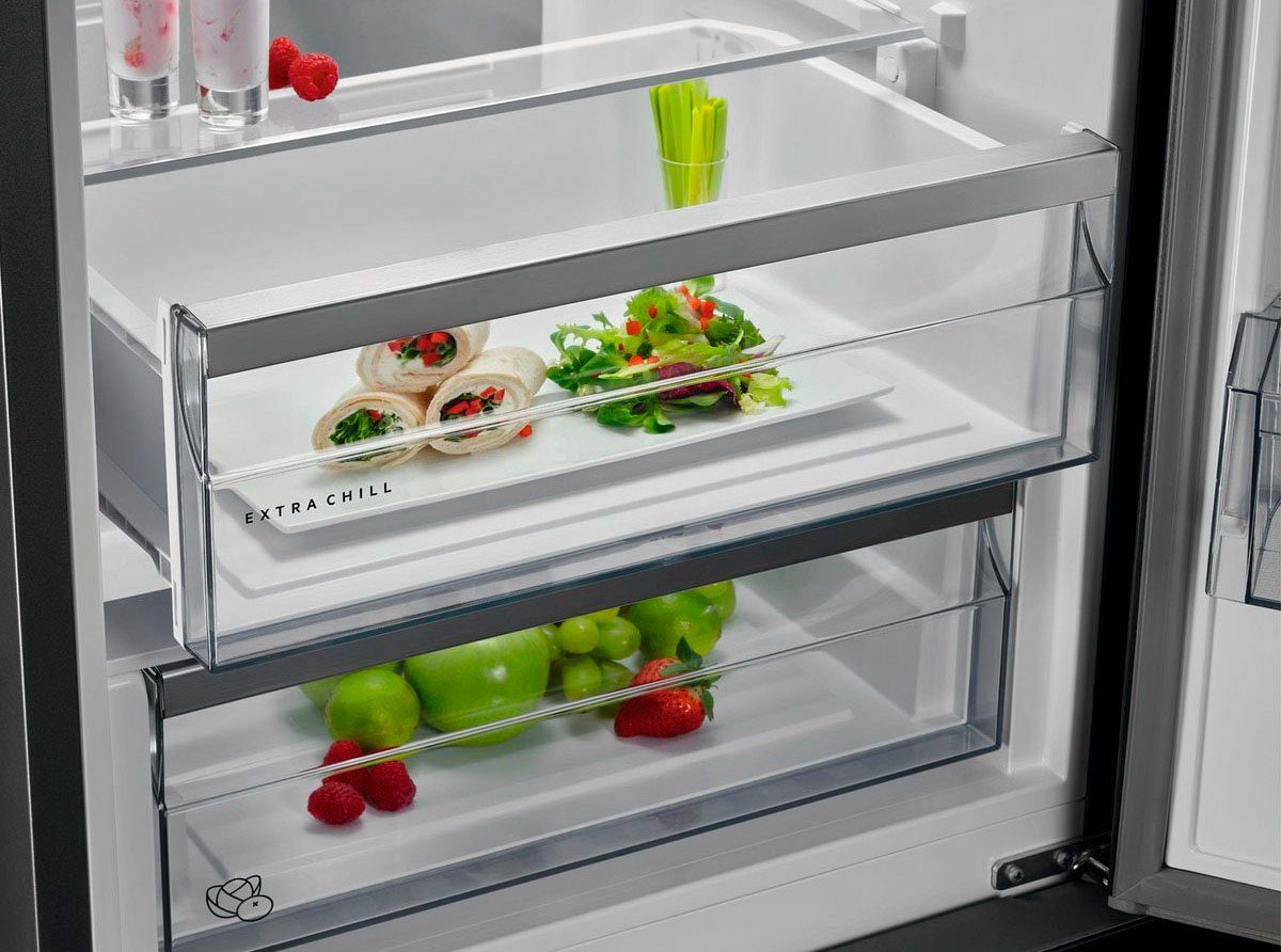 AEG Kühl-/Gefrierkombination RCB736D5MX, 201 cm hoch, 59,5 cm breit