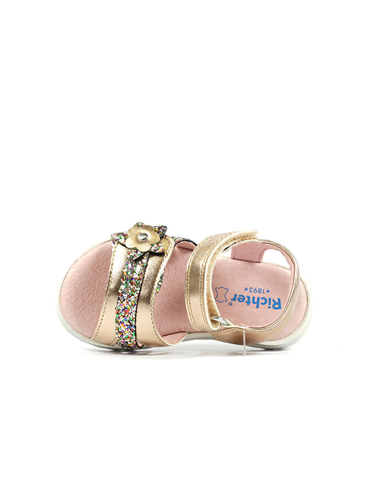 Richter Shoes Sandalen in Gold günstig kaufen