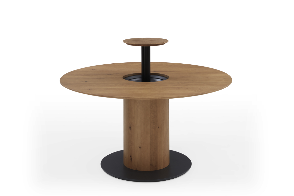 Hartmann Esstisch Naturzeit verstellbar Ø 150 cm
