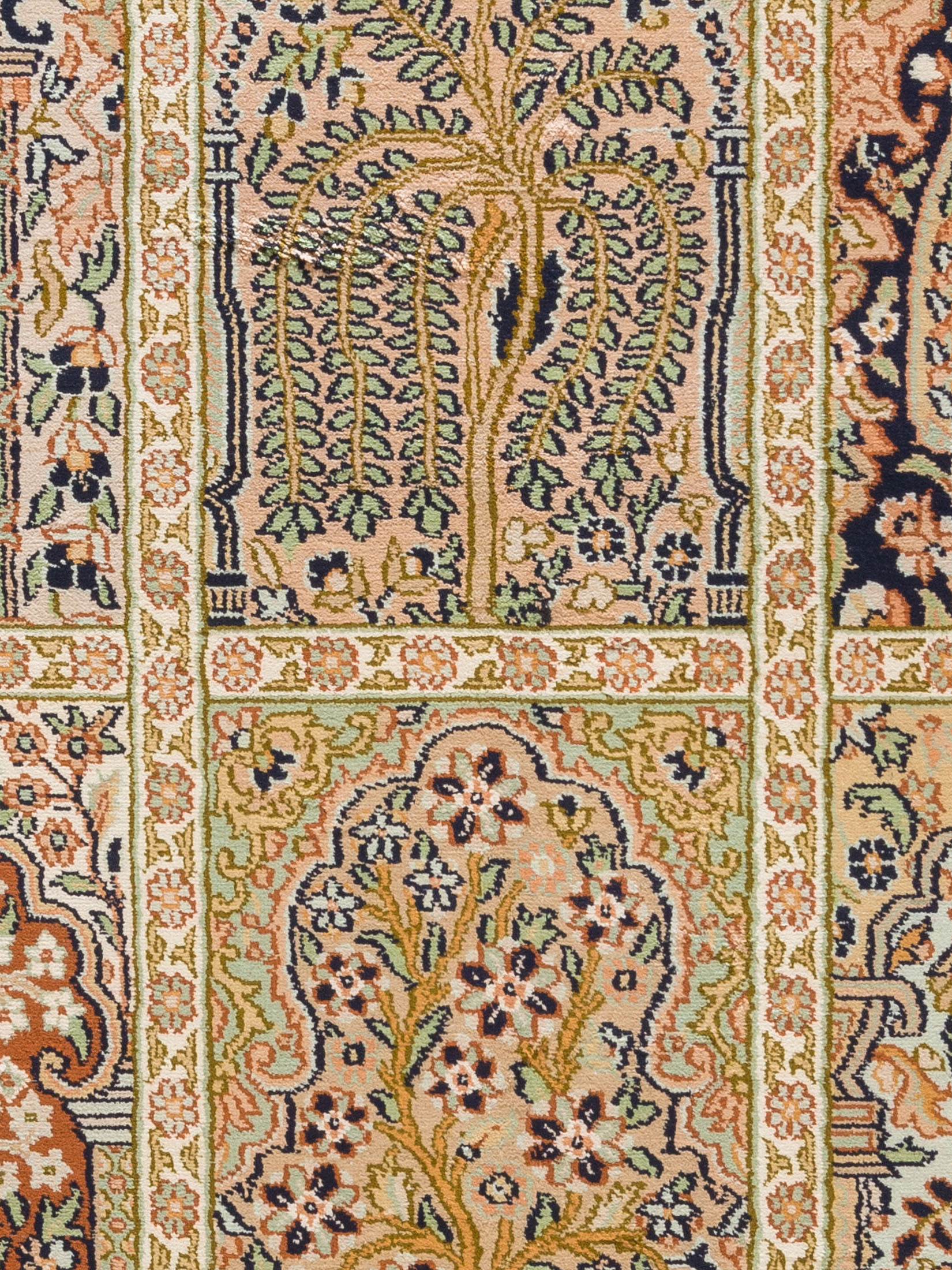 Kaschmir Seide 18/18 ca. 121 x 187 cm, Unikat / Einzelstück