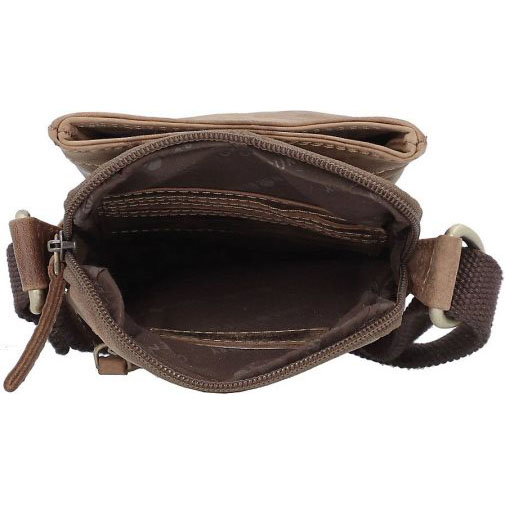 Greenburry Vintage Umhängetasche Leder 12.5 cm