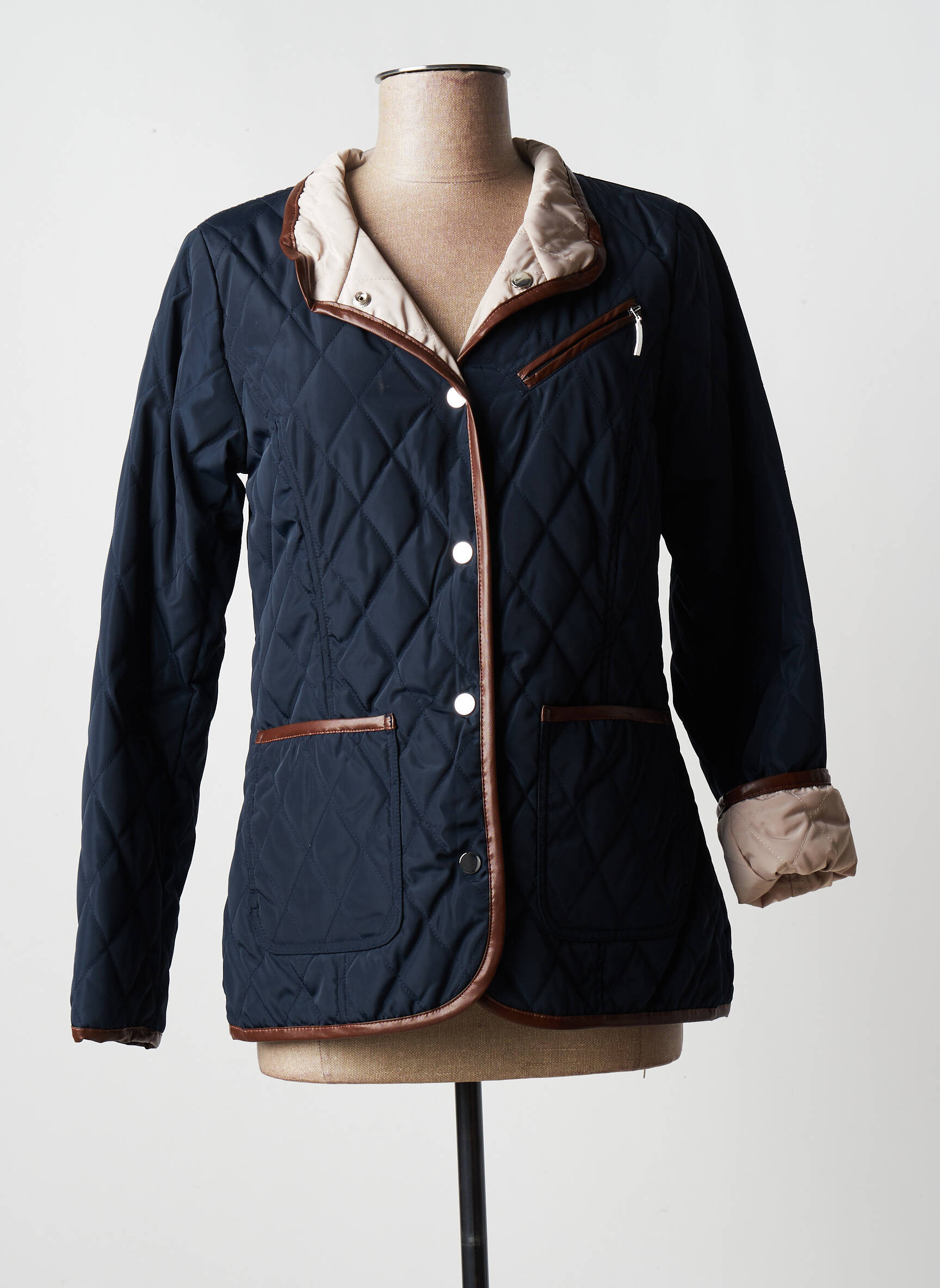 Jumfil Doudounes Femme couleur bleu