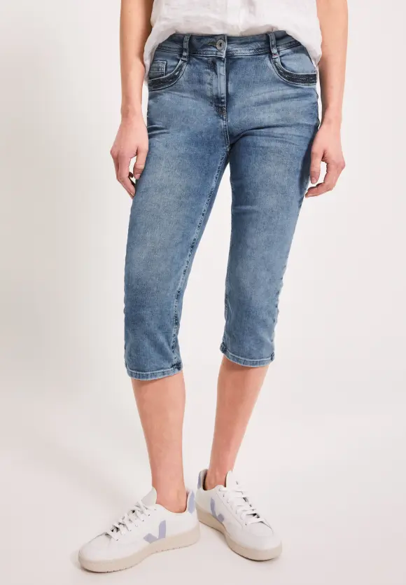 CECIL Slim Fit Caprijeans