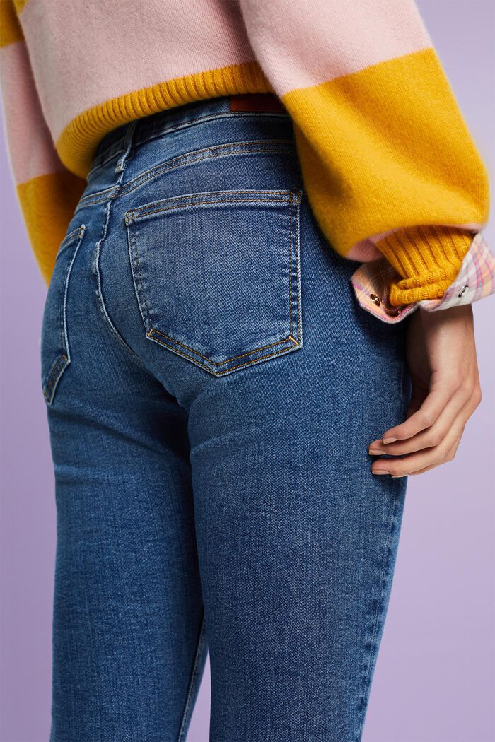 Skinny Jeans mit mittlerer Bundhöhe