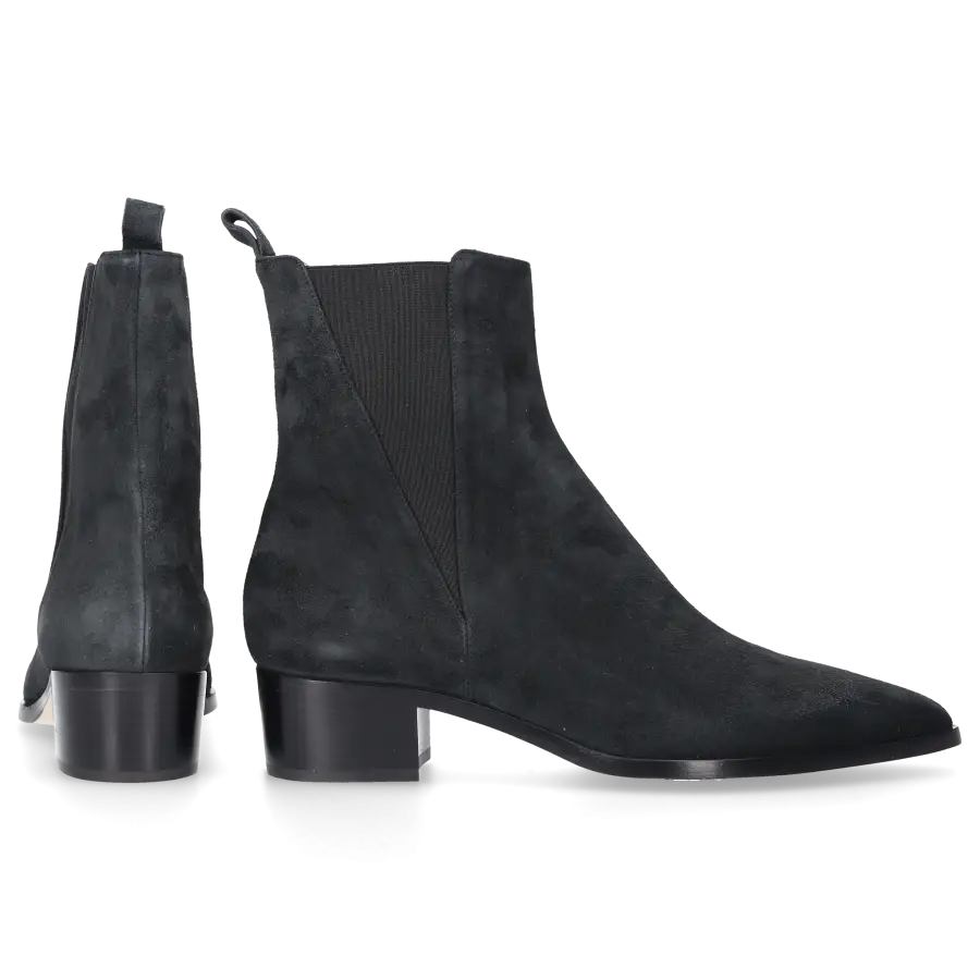 Pomme D`OR - Chelsea Boots 5183 Veloursleder - schwarz