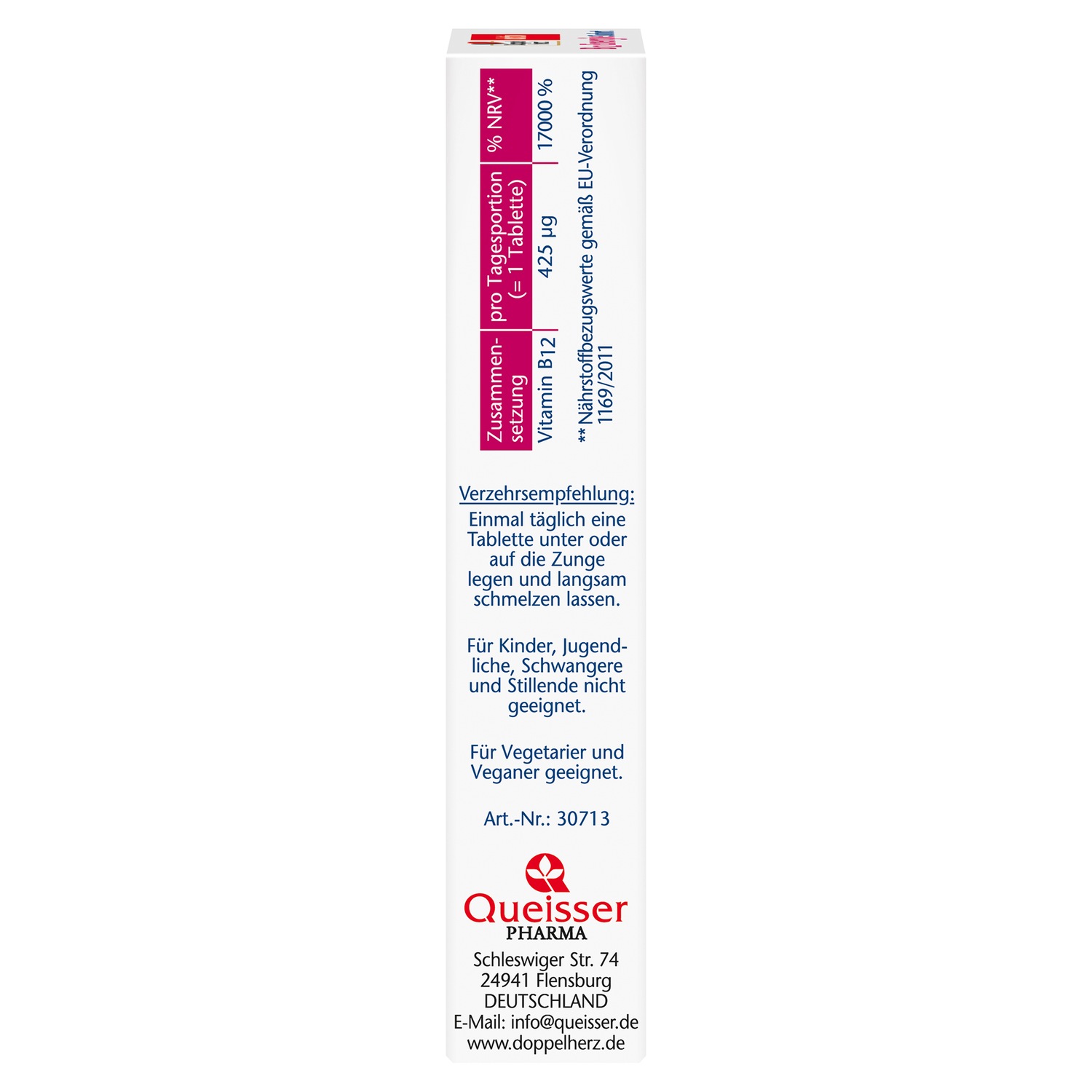 B12 Energie Sofort Schmelztabletten