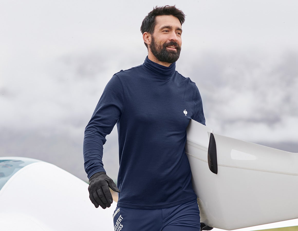 Rollkragenshirt Merino e.s.trail