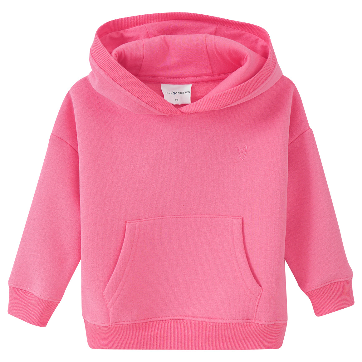 Mädchen Hoodie mit Herz-Stickerei