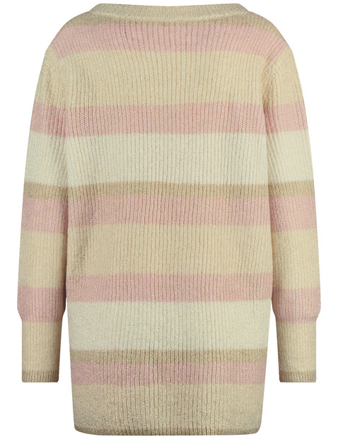 Longpullover mit Blockstreifen