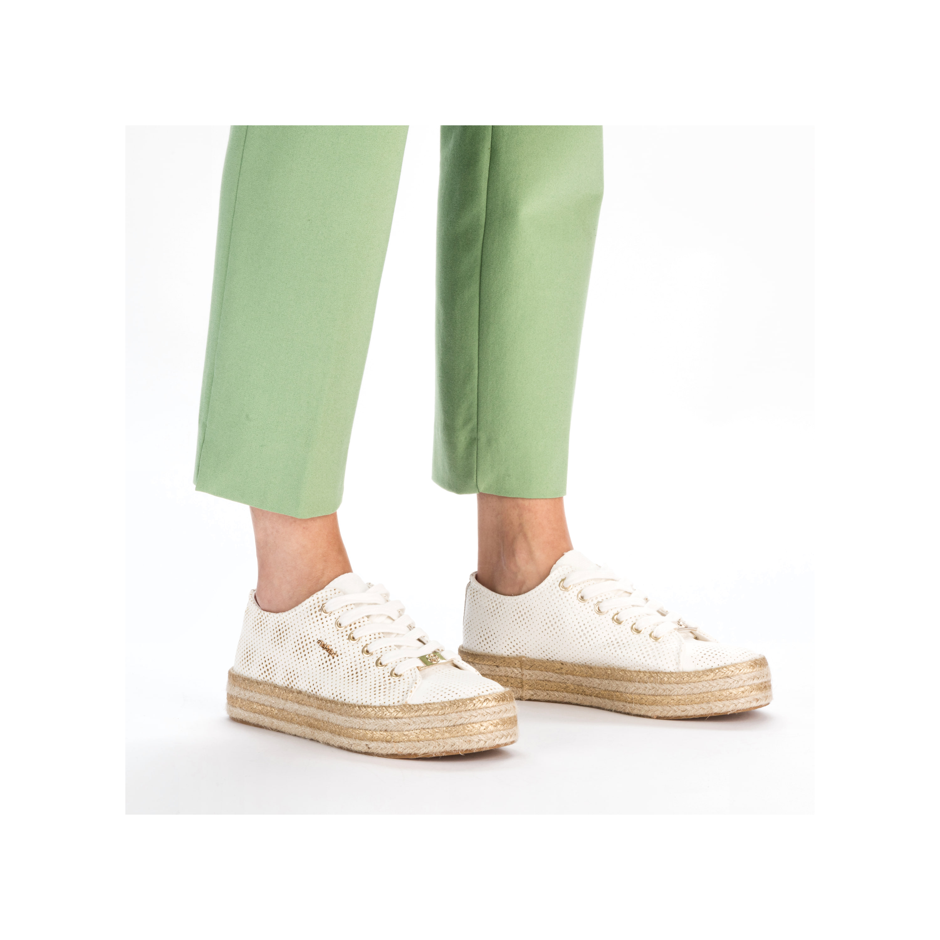 Rieker Damen Schnürschuhe schwanenweiss