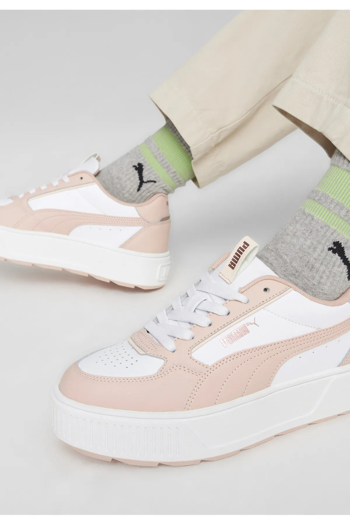 Puma  Sneaker - Weiß - Plateau Absatz