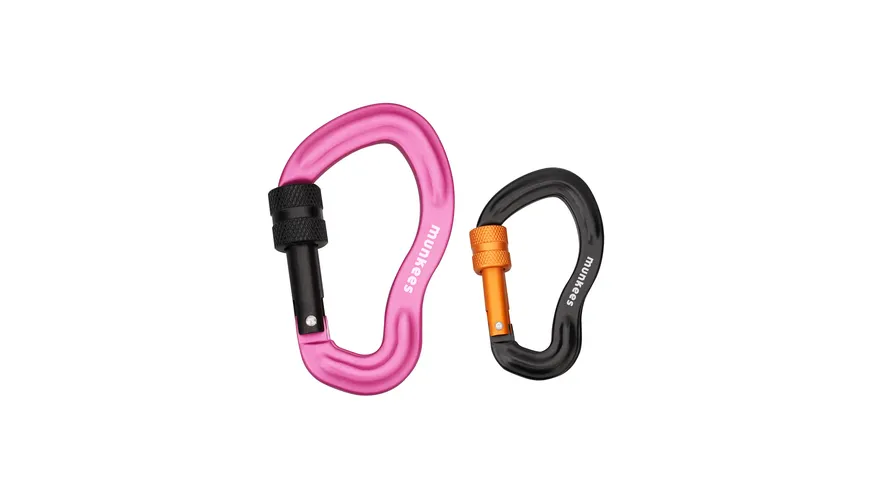 munkees Karabiner mit Schraubverschluss 