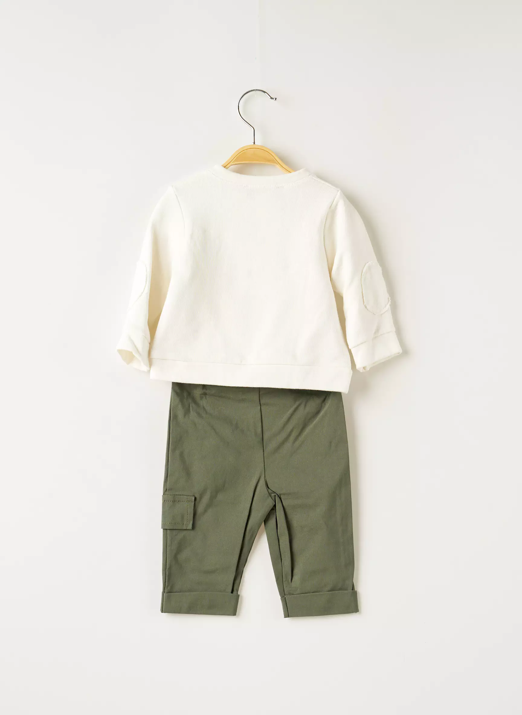 P Tit Mome Ensembles Pantalon Garcon couleur vert