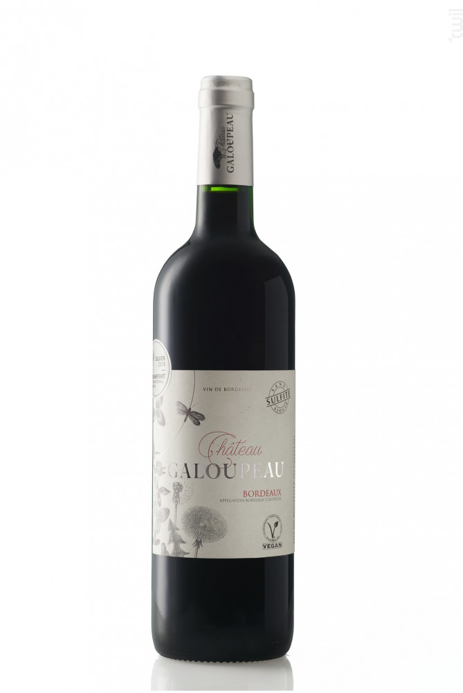 Sans sulfite ajouté Château Galoupeau Vin Rouge●Bordeaux 2019 75cl