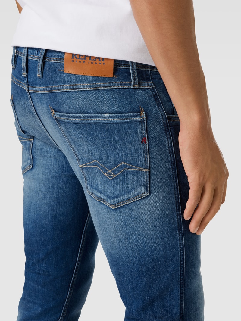 Jeans im 5-Pocket-Design Modell 'ANBASS' in jeans