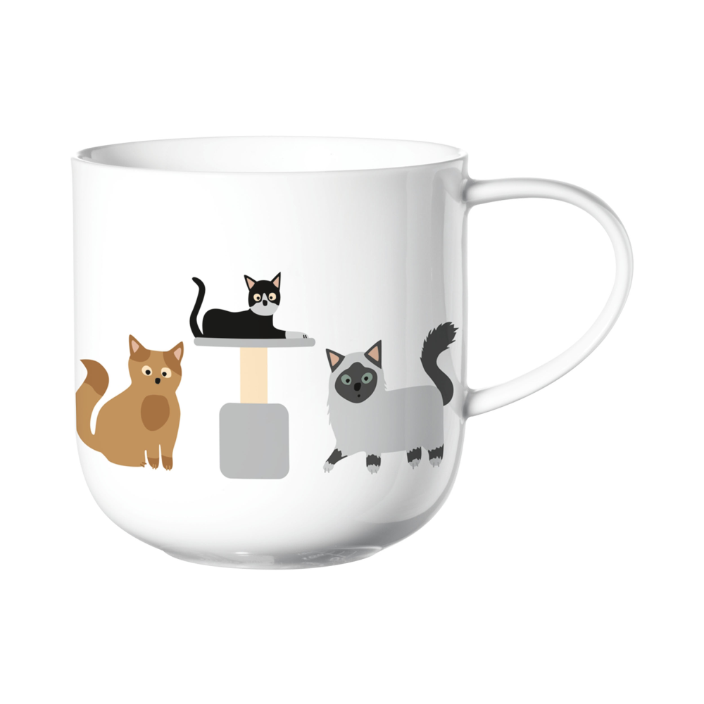 Kaffeebecher 400ml Coppa Cats