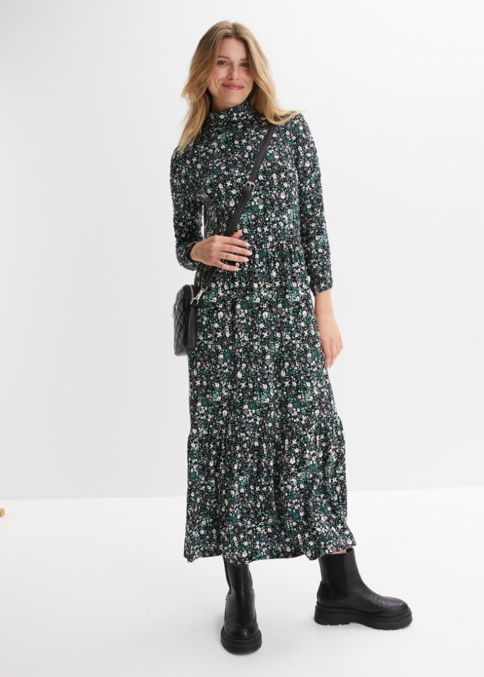 Midikleid aus Jersey