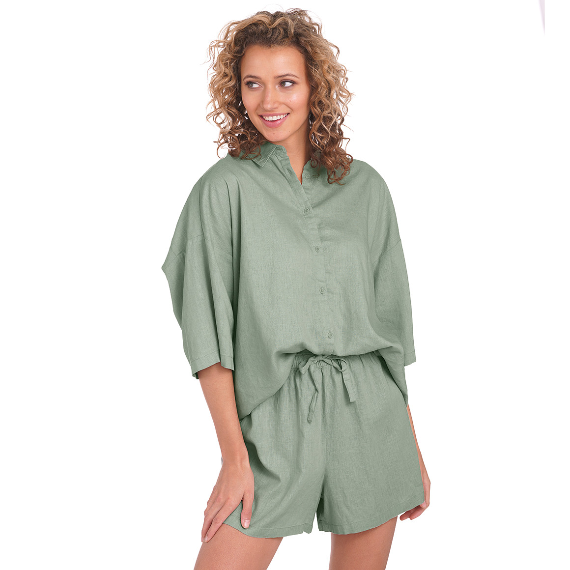 Damen Shorty aus Leinen