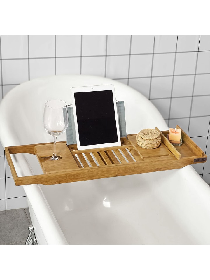 SoBuy Badewannenablage in Natur - (B)104 x (H)4 x (T)22cm günstig kaufen onesize