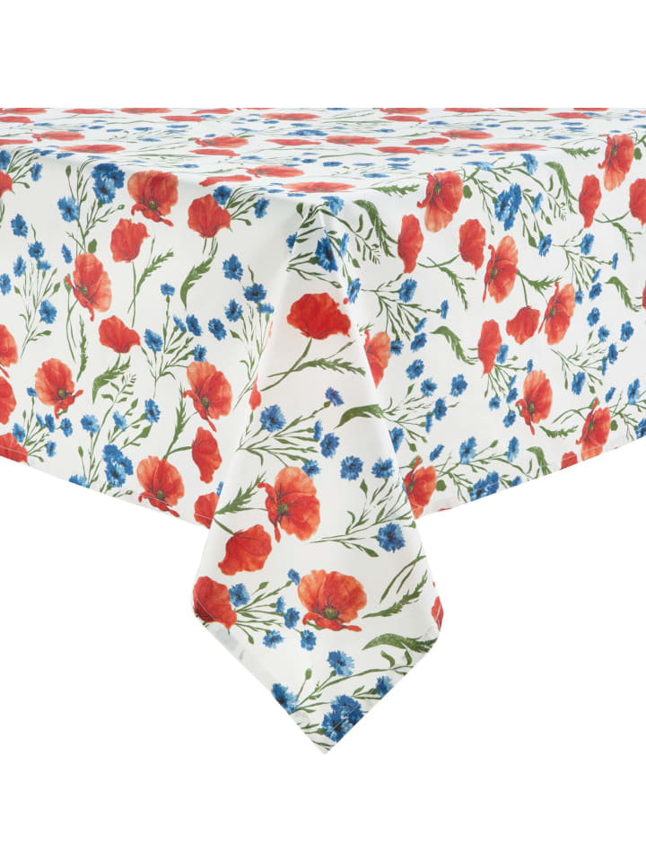 REDBEST Tischdecke in Mohnblume günstig kaufen