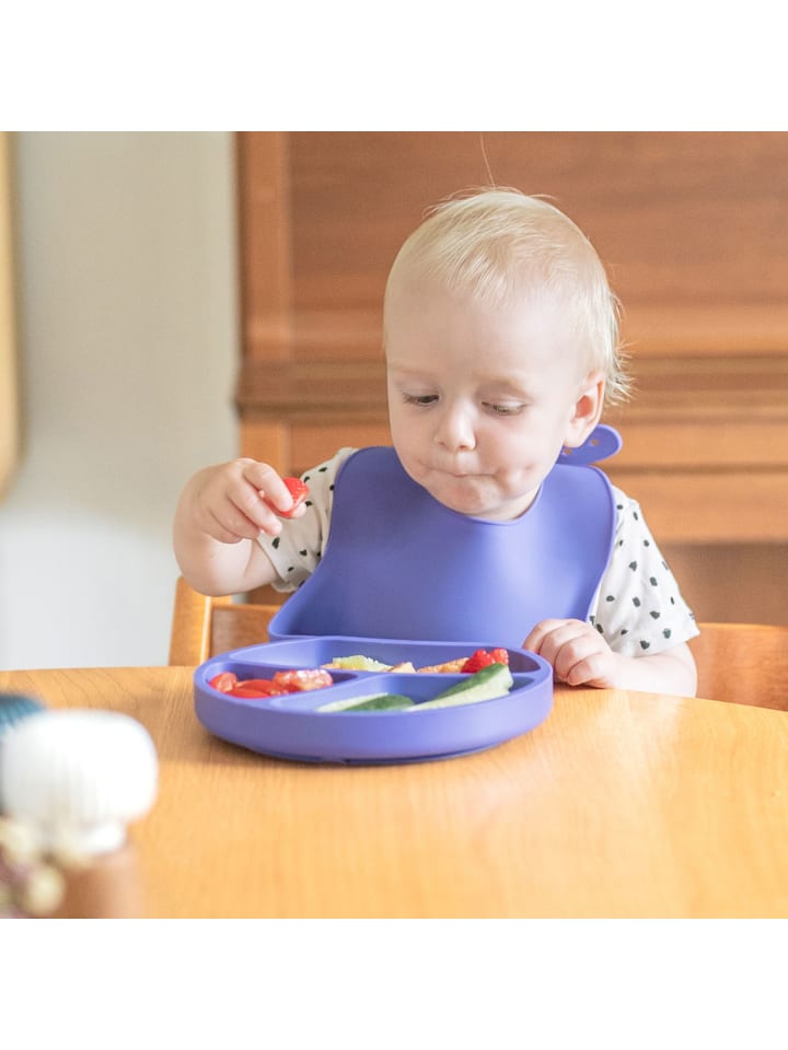 Kindsgut  Silikonlätzchen in Lila günstig kaufen onesize