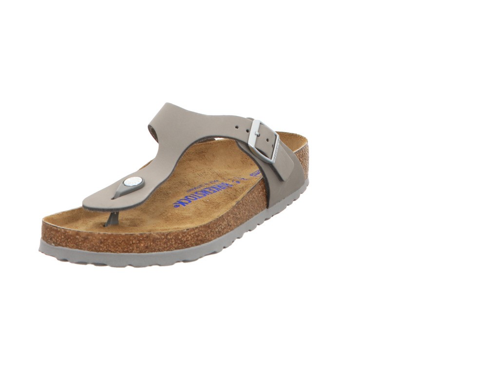 BIRKENSTOCK Klassische Sandalen grau Gizeh N