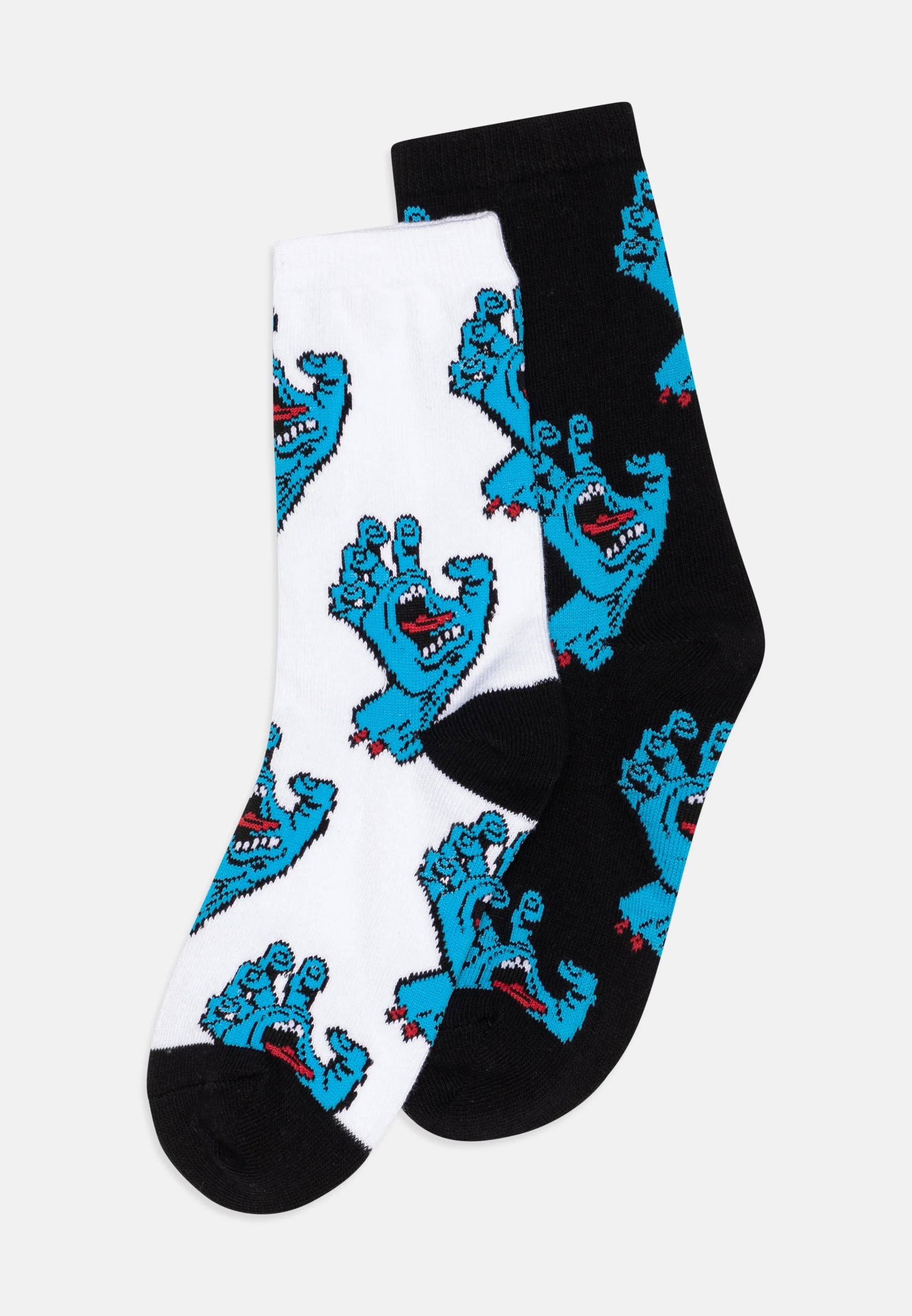 Calcetines unisex Santa Cruz Youth Multi Hand, paquete de 2
