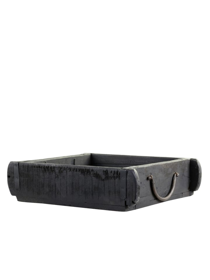 Chic Antique Alte Backsteinform schwarz in schwarz günstig kaufen onesize